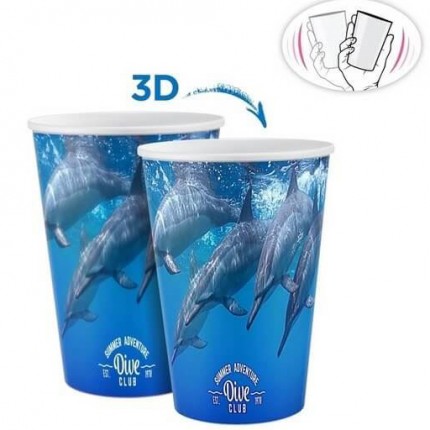 ЧАША ОКЕАН 400МЛ 3D, TITIZ