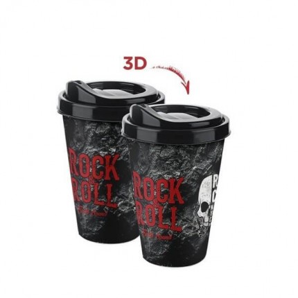 ЧАША ЗА КАФЕ 400МЛ 3D , TITIZ